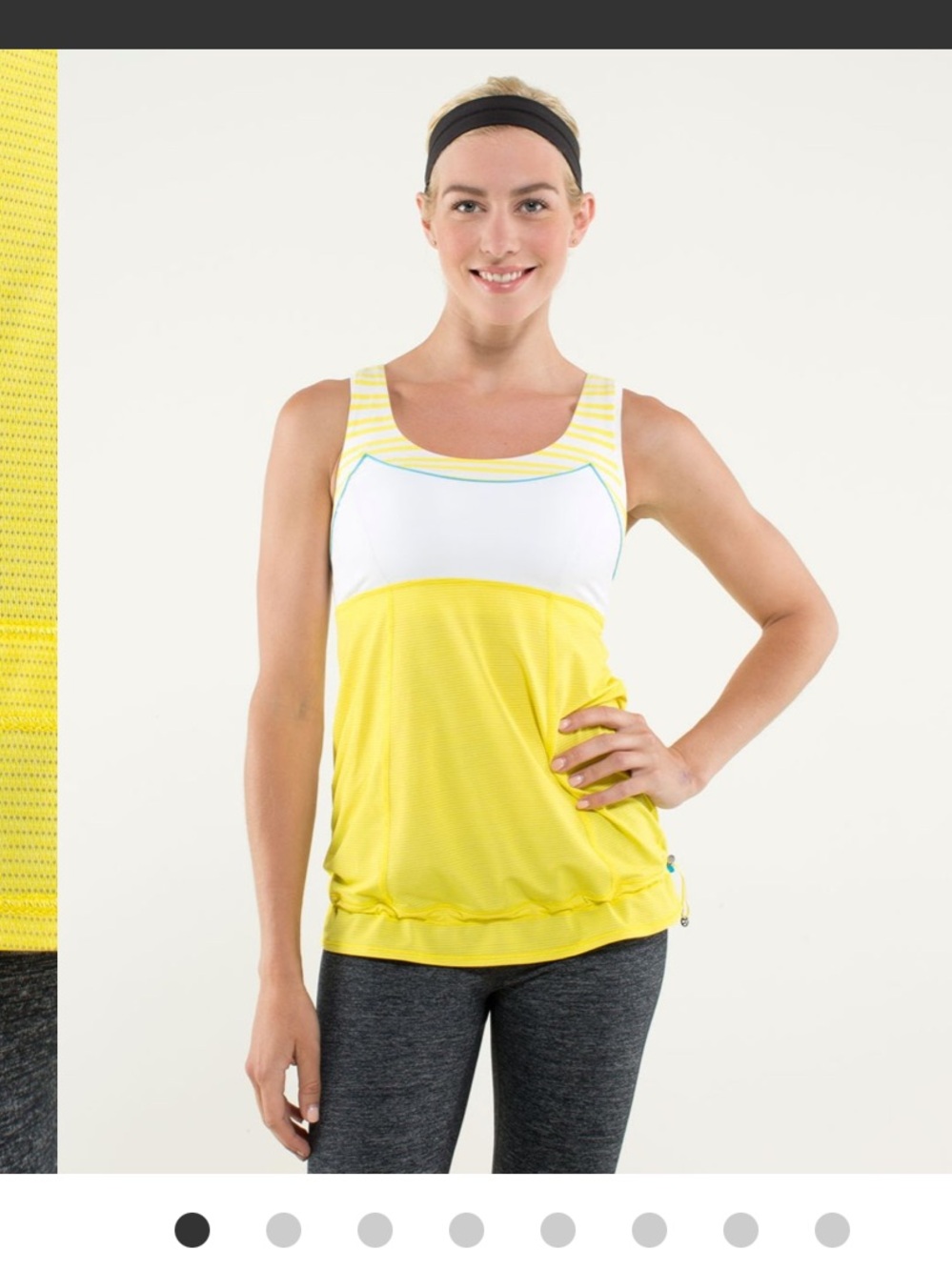 Lululemon Run: Ta Ta Topper
Sizzle / Twin Stripe Sizzle / White